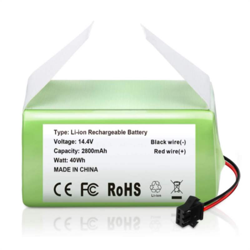 Bateria de substituição de 14.4v 2800mah compatível com ecovacs deebot n79 n79s dn622 &amp; eufy robovac 11,11s, 12,15c, 15t, 35c, g10 híbrido