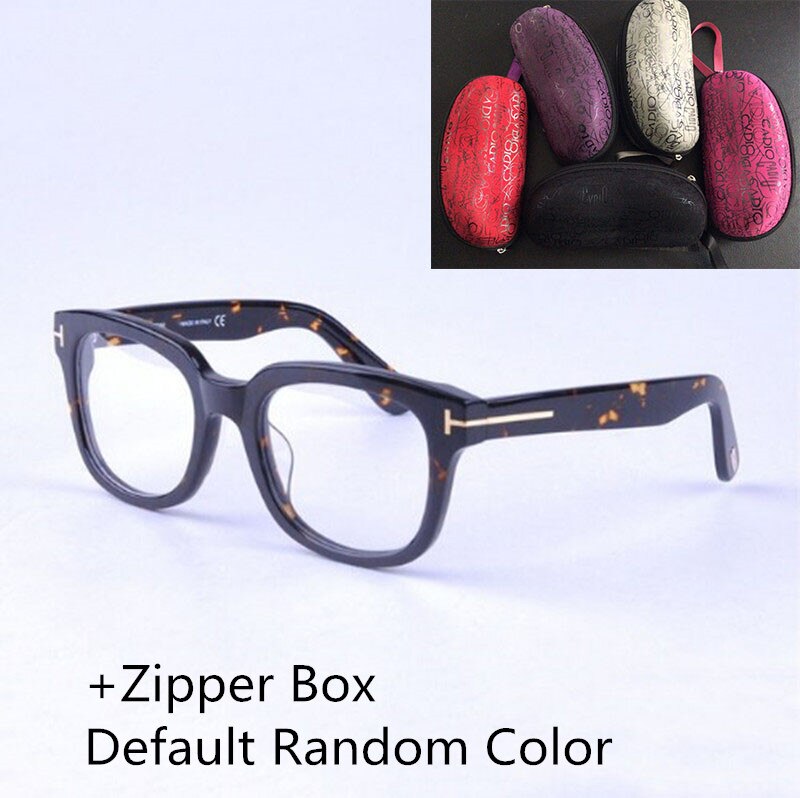 NEUE Jugend Frauen Männer Rezept Optische tom 5179 0590 5176 5146 Rahmen Gafas Brillen Brillen Lentes gläser Oculos: 5179 Schildkröte ZipBox
