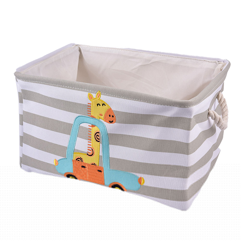 Corbeille à jouets pliable avec grande capacité, divers modèles, cygne rose, chat, dinosaure, boîte de rangement pour la maison, panier à linge , 35x40: 1