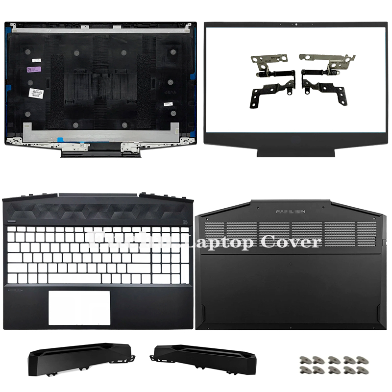 für HP Pavillon 15-dk 15t-dk TPN-C141 Laptop LCD-Rückseite Vorderseite blende Scharniere Tastatur Handballen auflage Kühlkörper Boden gehäbenutzen