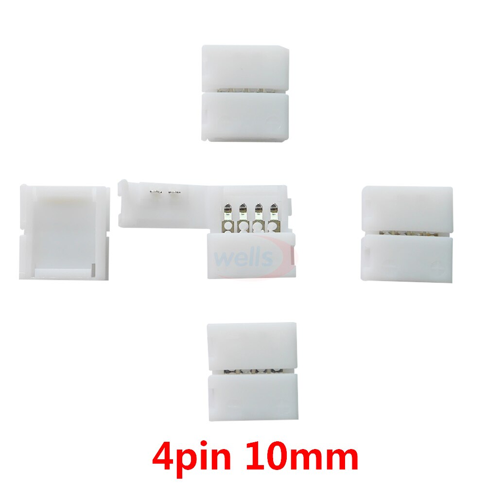 5Pcs 2pin 3pin 4pin 5pin 6pin Led Connector Clip, voor 5050 3528 3014 WS2812b Led Strip Licht