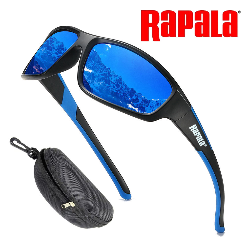 Original Rapala Fishing Glasses Outdoor Mountaineering Anti-ultraviolet Classic Polarized Sunglasses Riding Driving Sunglasses: SKY BLUE