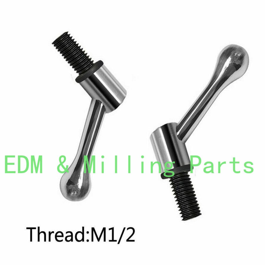 2pcs Milling Machine Part Table Lock Bolt Mill Handle CNC M1/2 Thread For Bridgeport