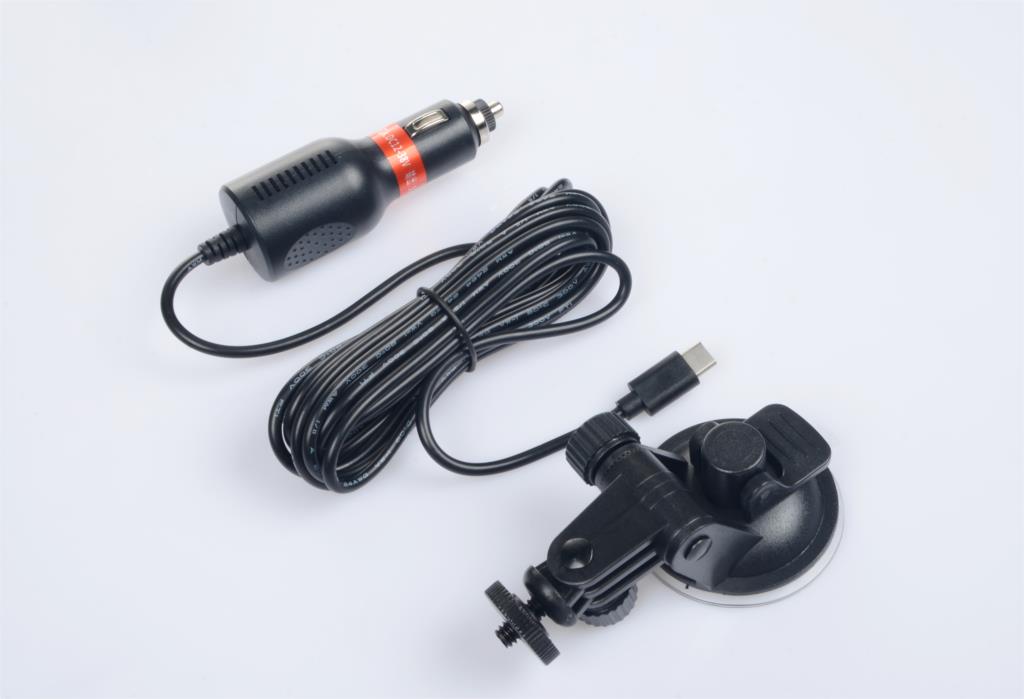 Sjcam SJ8 SJ9 SJ10 Type-C Autolader + Auto Zuignap Beugel Auto Houder Met Autolader Voor SJ8 Pro SJ9 Strike SJ10 Camera &#39;S