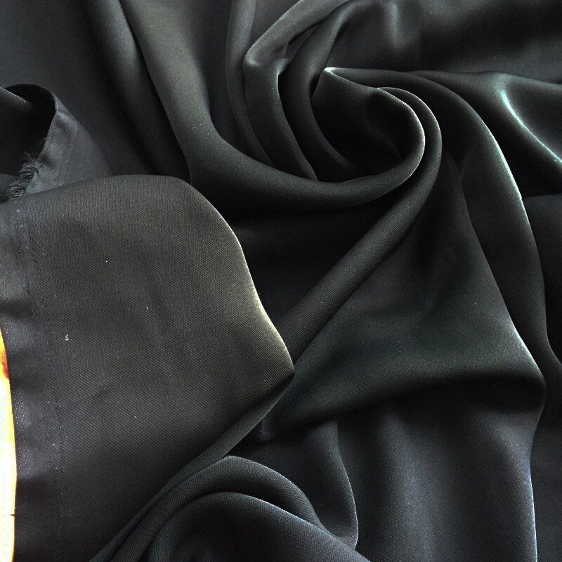 Abaya-tissu en mousseline de soie Abaya, tissu Nida, tissu de cérémonie noir, tissu mousseline musulman