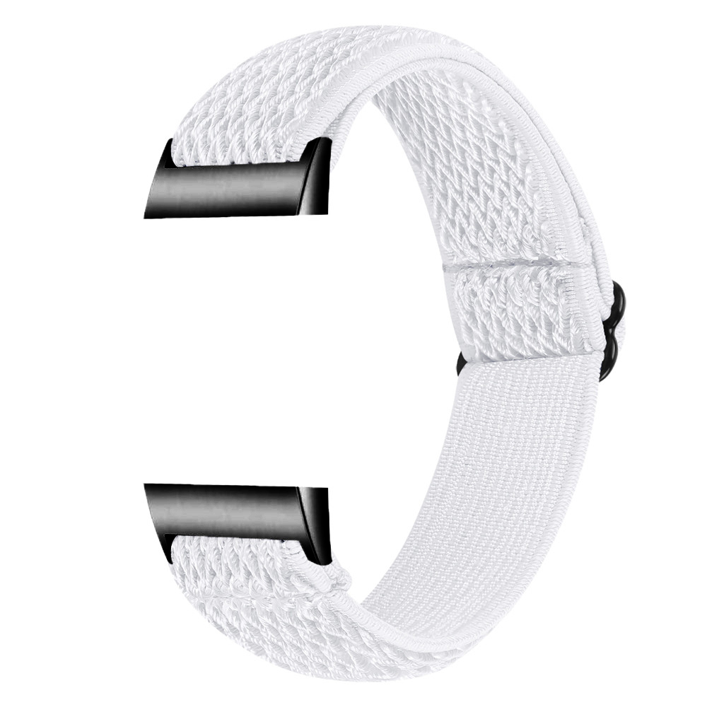 Nylon Elastic Bracelet Band Loop For Fitbit Charge 4 3 Woven Sports Watch Wrist Strap For Fitbit Charge 3 4 se: Khaki