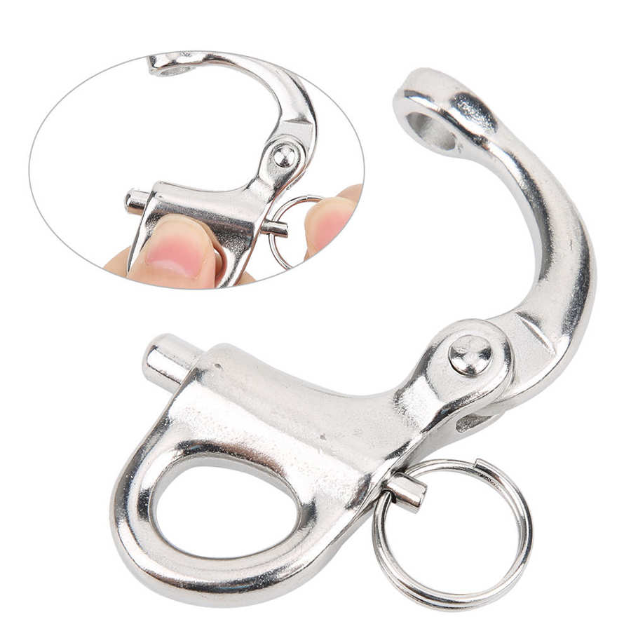 Mountaineering Rock Climbing Quick Release Swivel 316 Stainless Steel Fixed Quick Release Snap Hook Climbing Accessories