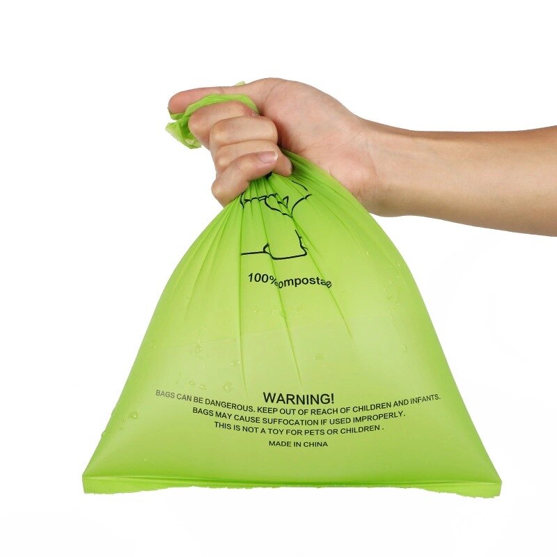 Pet Garbage Bags Corn Starch Biodegradable Dog Poo Bags Can Be Composted To Pick Up Poop Bags