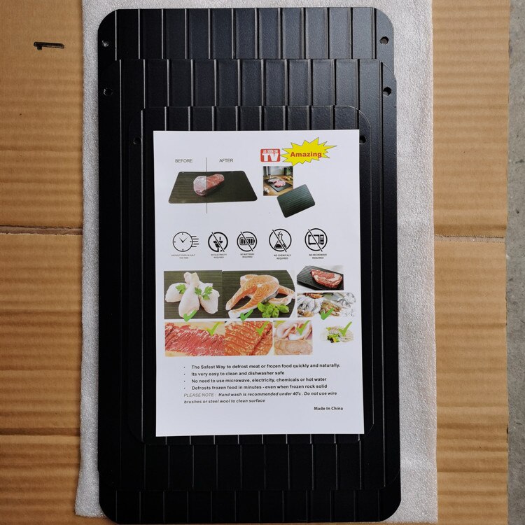 Plato descongelado, carne, comida congelada, tablero de descongelación rápida, bandeja para descongelar placa para descongelar, , los productos más vendidos