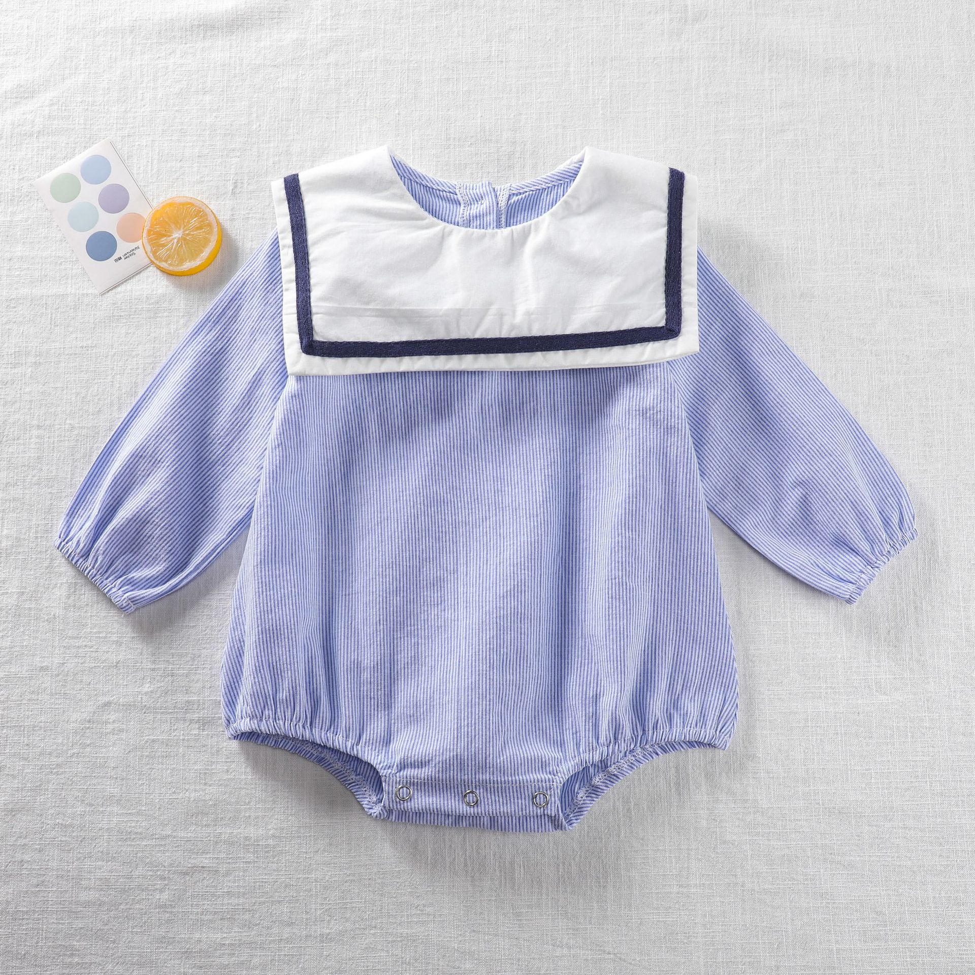 Kids Bodysuits Baby Jongens Meisjes Lange Mouwen Kleding Lente Herfst Gestreepte Jumpsuits Baby Onesie Overalls Outfits 0-3 T: k3437romper1 / 3T