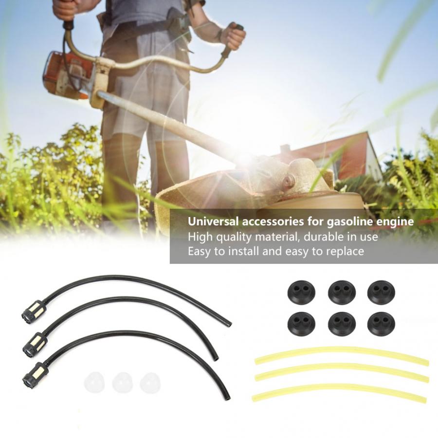 Home Garden Trimmer Fuel Hose 6Pcs Fuel Hose Line Pipe Assembly Replacement Accessories for