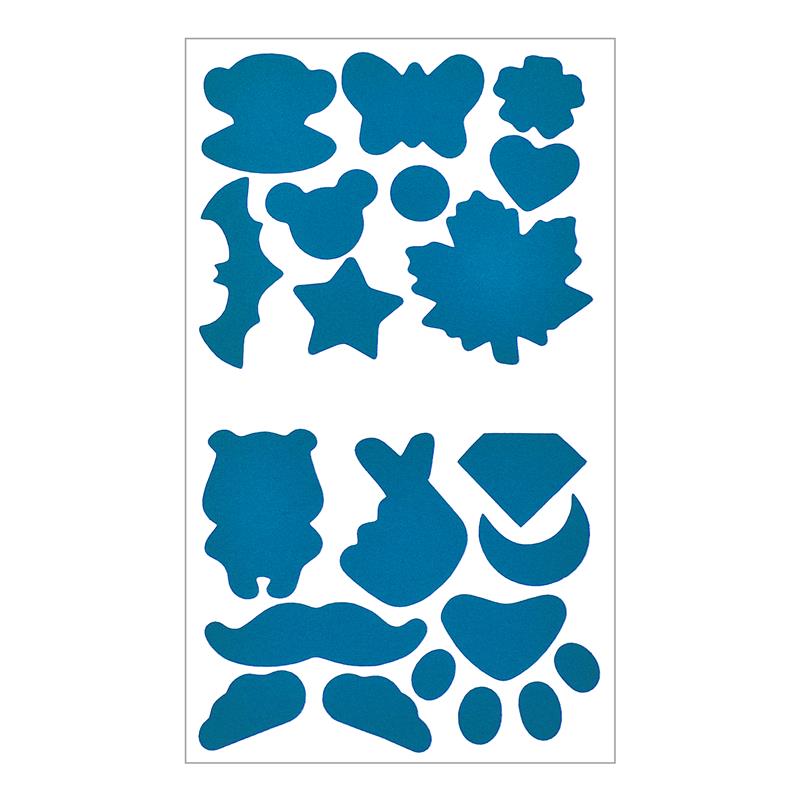 Parches negros autoadhesivos para chaquetas, pantalones, reparación de ropa, parche lavable, tela de costura para ropa: Azul