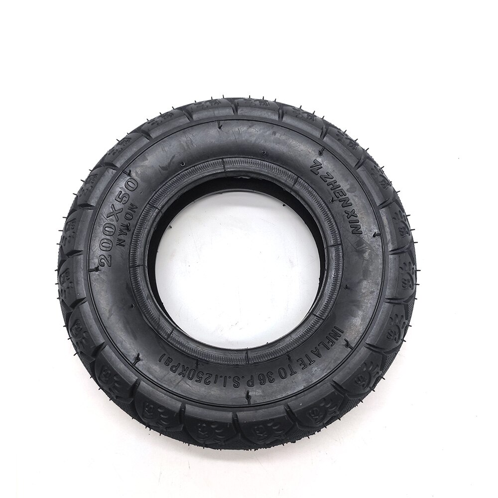 200x50 Inner and Outer Tyre 8 Inch Inflatable Wheel Tire for Electric Scooter, Wheelchair Parts