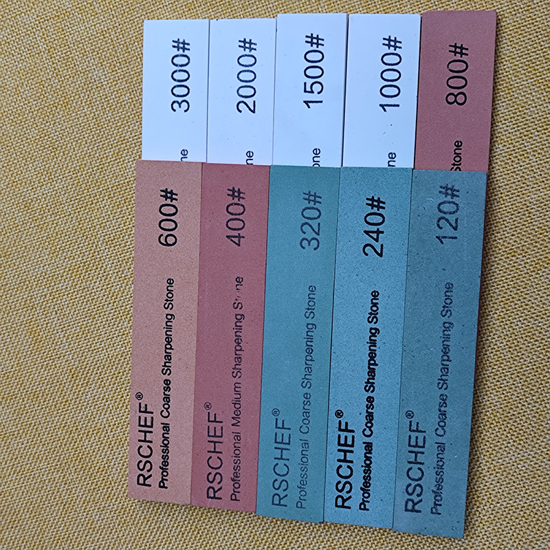 Affilacoltelli con grana 60-3000, pietra di puntamento, pietra di puntamento, pietra per olio, pietra per affilare, acqua, utensili da cucina, acciaio