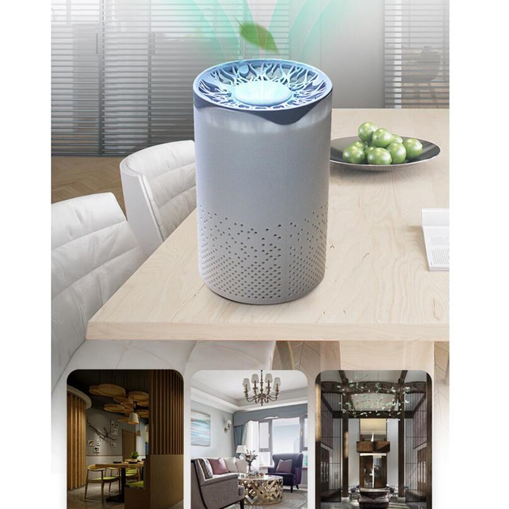 UV Air Purifier Filter Air Cleaner Fresh Ozone USB HEPA Filter Remover Dust Air Cleaner Sterilization Ultraviolet Sterilizer