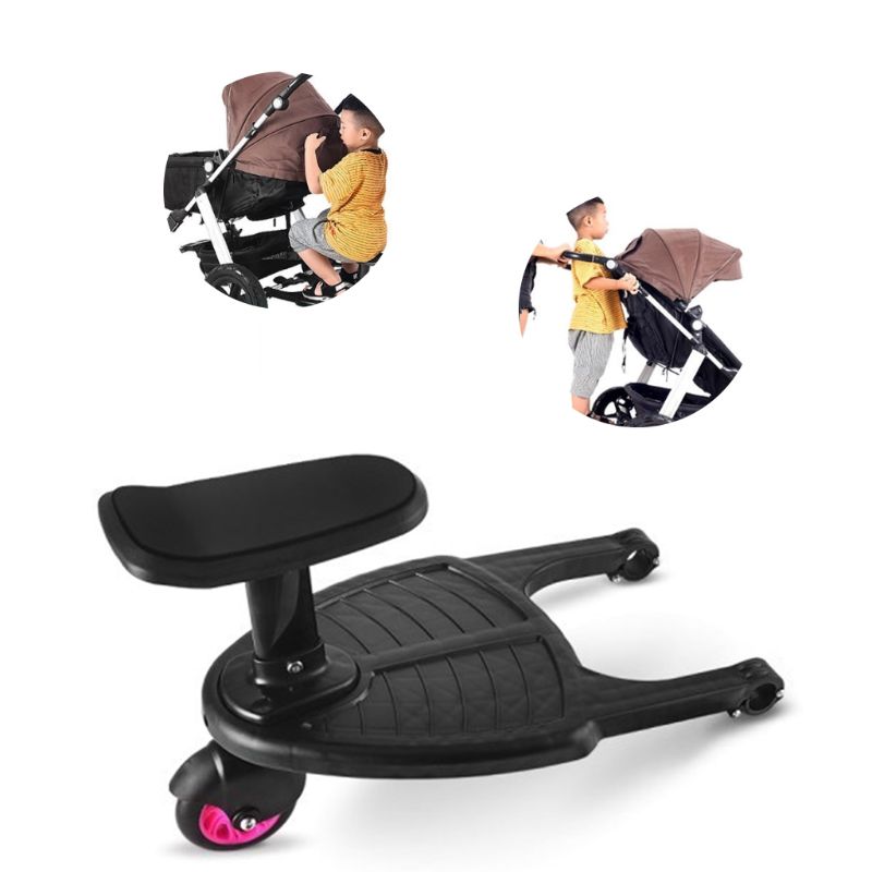 Silla de paseo para niños Tabla de parada placa cochecito para gemelos accesorio de actividad al aire libre tablero cochecito asiento de bebé Placa de pie