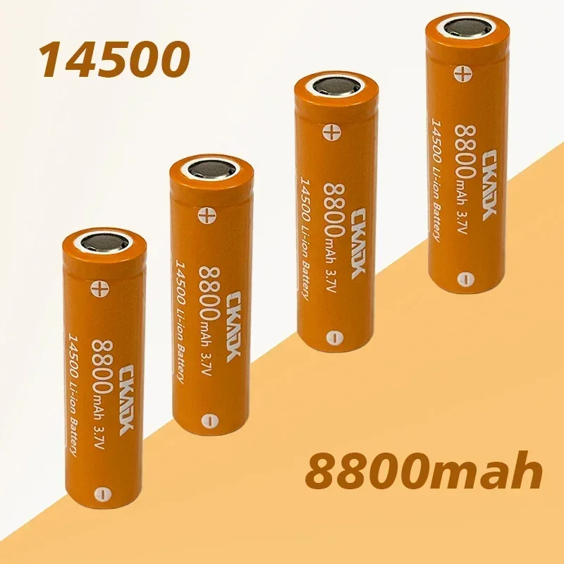 14500 batterij 8800 mAh 3,7 V oplaadbare Li-ion batterijen 14500 AA batterij lithiumcel voor led-zaklamp koplampen zaklamp scheerapparaat