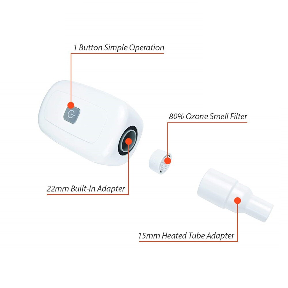 Stérilisateur assainissant et sac APAP | Auto désinjecteur, nettoyeur de ventilateur, nettoyant pour APAP du sommeil, OSAHS OSAS Anti-ronflement pour la chambre à coucher