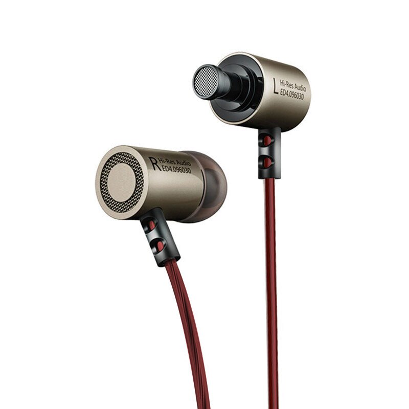 KZ – écouteurs stéréo en métal, oreillettes basses, hi-fi, DJ, avec Microphone, pour téléphone portable, moniteur d&#39;oreille MP3 MP4, ED4