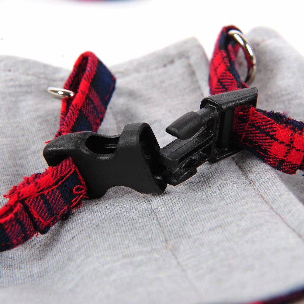 Samll Dog Harness Walking Fabric Harness Set Style 2 High Jacket+Leash Size British