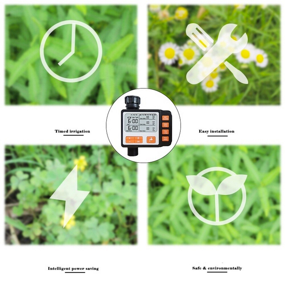 Automatic Watering Timer Irrigation Controller Irrigation Timer Watering Controller Watering Sprinkler SystemGarden Accessories