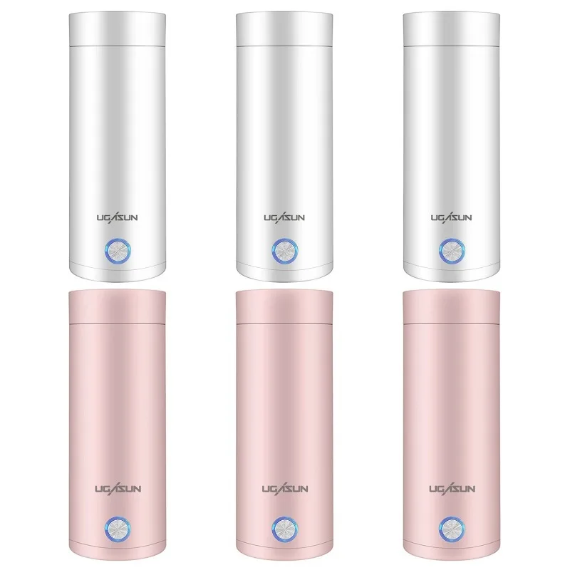 Przenośne czajniki elektryczne kubek 400ml 220V herbata kawa mleko czajnik elektryczny podróż zagotuj wodę utrzymuj ciepło urządzenia kuchenne Thermo