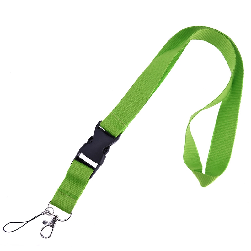 Colorful Black Blank Plain Key Lanyard Badge ID Holders Phone Neck Straps Hanging Rope Keychains Lanyard Rope: GR