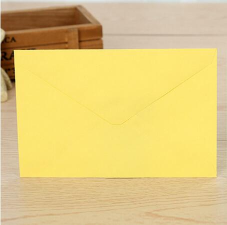 100 pcs/lot bonbons/papier Kraft 10 enveloppes vierges de couleur 118x82mm enveloppes de carte bancaire cartes de voeux Mini enveloppes carte de membre: 10