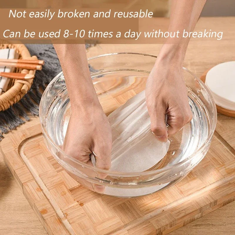 Rundes Backpapier, gedämpftes Papier, Ofen, Grill, gedämpftes Brötchen, Dampfgarer, Schubladenpapier, nicht klebend, ölbeständig, Shippi