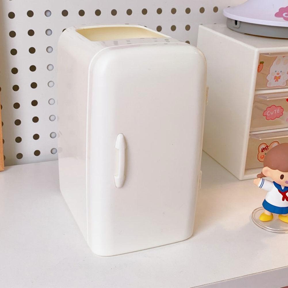 Kawaii Organizer Refrigerator Pen Holder Student Cute Sticker With Desktop Box Makeups Large-capacity Diy Stationery Storag I8x9