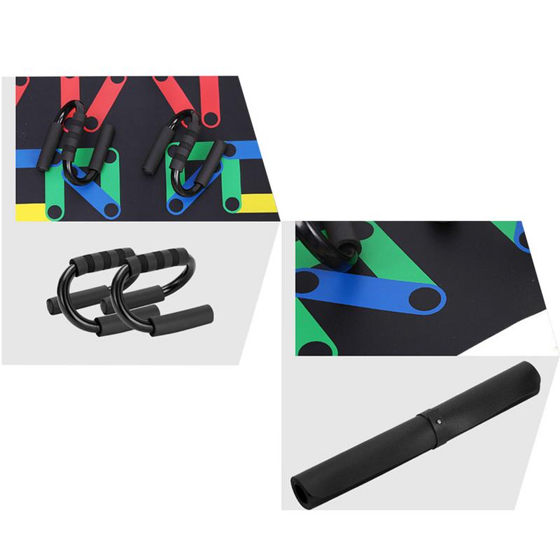 Push Up Rack Board System Comprehensive Fitness Exercise Workout Pushup Stands Complete Training Gym Exercise Push-up mat