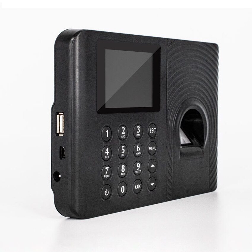 Biometrische Vingerafdruk Aanwezigheid Machine Lcd Usb Vingerafdruk Wachtwoord Aanwezigheid System Time Clock Werknemer Controleren-In Recorder