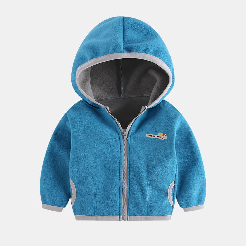 Herfst kinderen Jassen 18M-8Y Pure Kleur Baby Jongens & Meisjes Bovenkleding Jassen Casual Jassen Voor Peuter: P1 / 4T