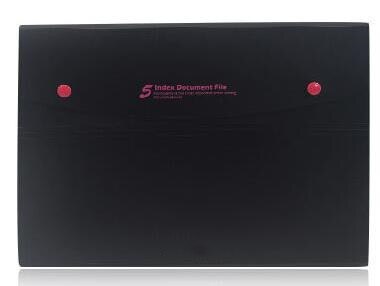 Multi-schicht ordner A4 Schüler orgel datei kunststoff papier daten tasche Einreichung Produkte 5 Index dokument tasche: Rose rot