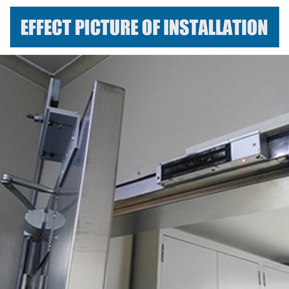 180kg/350lbs Electronic Magnetic Lock Installation Metal 12V Single Door Surface for Household Bedroom Protection