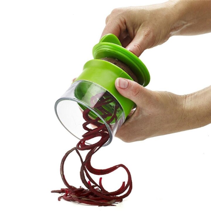 Handheld Spaghetti Plantaardige Spiralizer Fruit Rasp Spiral Slicer Groente Salade Cutter Wortel Komkommer Rasp Spaghetti Maker