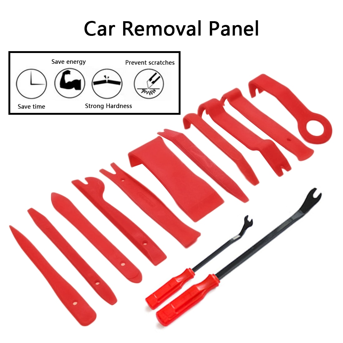 13pcs Pry Disassembly Tool Interior Door Clip Panel Trim Dashboard Removal Tool Auto Car Opening Repair Tool Hand Tool Kit