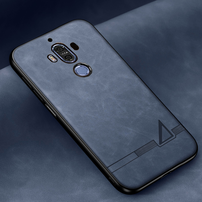 Pu L soft Leather Case For Huawei Mate 9 10 Pro Soft TPU Silicone Case For Huawei Mate 9 Pro 10 Pro Case: CANVAS / Blue