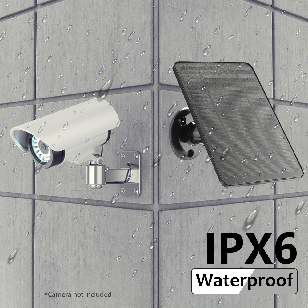 Panele słoneczne 10W 5V Zasilacz solarny Wodoodporny panel do małej domowej lampy System monitoringu z kamerą zewnętrzną