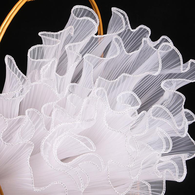 onda filato fiore avvolgere carta perla d'argento oro ordinare onda pizzo filato mazzo fai da te confezione regalo decorazione per feste 28cm * 4.5m: Grigio scuro