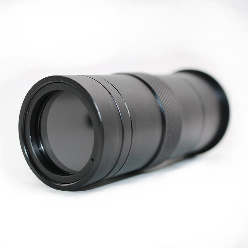 100X Industriële Microscoop Optische Lens C-Mount Zoom Monoculaire Lens Oculair Voor Usb Industriële Camera Zoom Verhouding 15:1