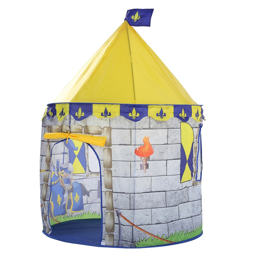 Knight Themed Play House Up Play Tent For Kids Indoor Outdoor Play