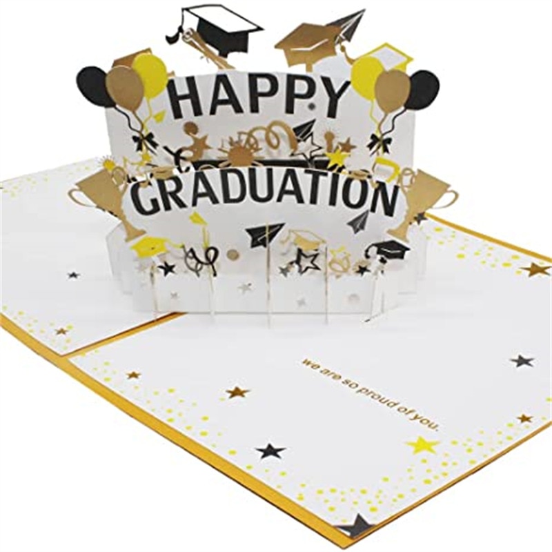3D Graduation Greeting Card with Envelope Pop Up Graduation Cards Graduation Congratulation Card Graduation Greeting Cards