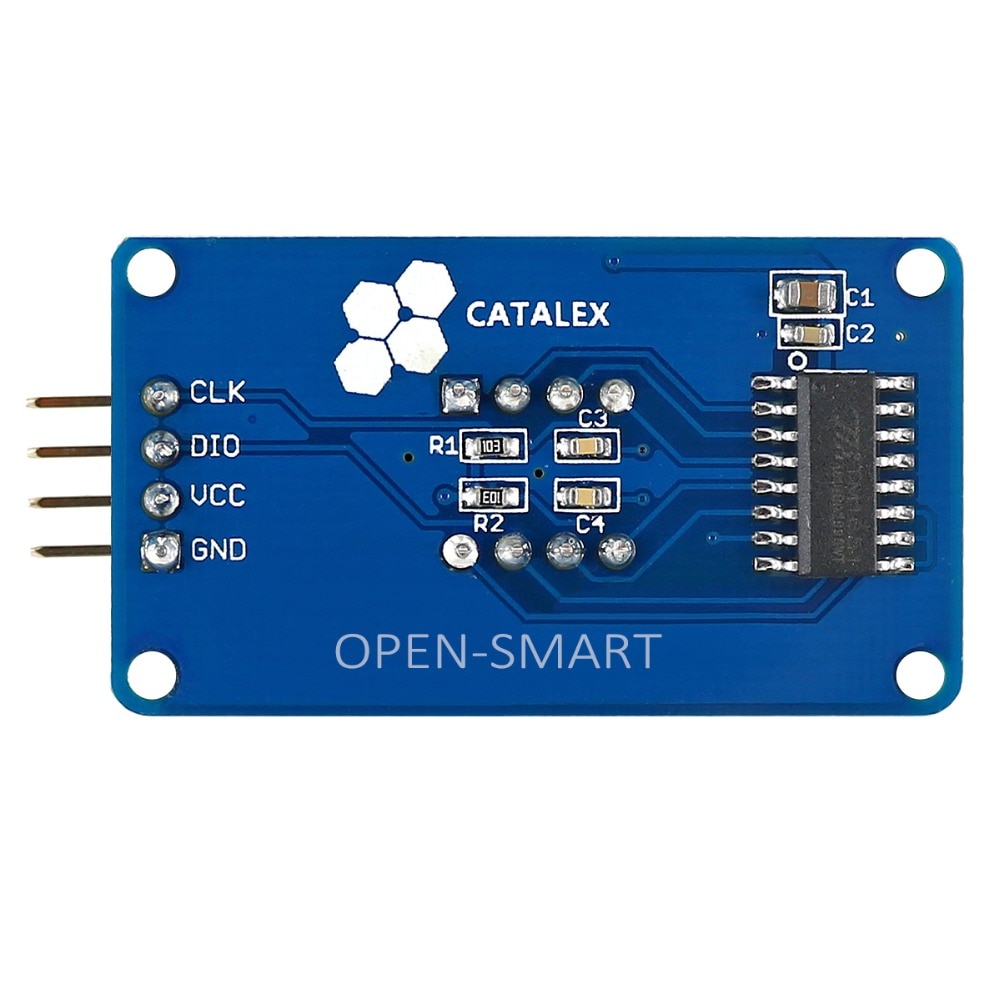 Display de bateria estilo de bateria tubo digital led módulo de exibição de nível de bateria para arduino/avr/arm/pic
