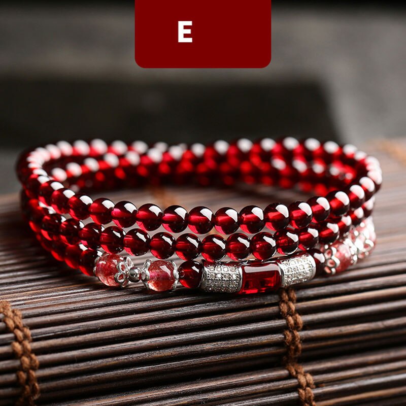 Wein Rot Granat Armbänder Für Frauen Natürliche Edelstein 925 Sterling Silber Schmuck Fox Kürbis Pixiu Schneeflocke Charme Beste Mädchen