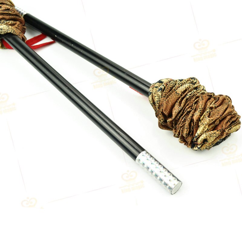 1pcs Snake Cane Stage close up magic tricks for magician stick to snake tricks