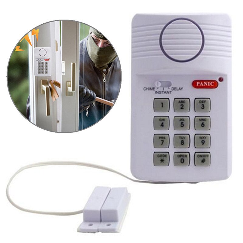 Best sales Security Keypad Door Alarm System With Panic Button For Home Shed Garage Caravan