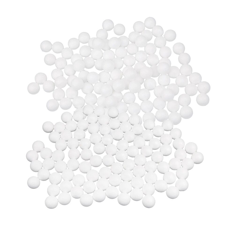 200Pcs 20 Mm 25 Mm Diverse Wit Schuim Ambachtelijke Ballen Effen Modelling Polystyreen Piepschuim Craft Bollen Bal Voor Diy, home Decor