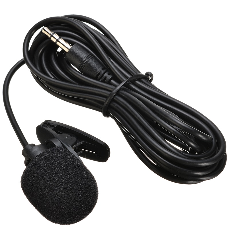 Clip para coche de 3,5mm, micrófono externo para bluetooth, estéreo, GPS, DVD, Radio MP5