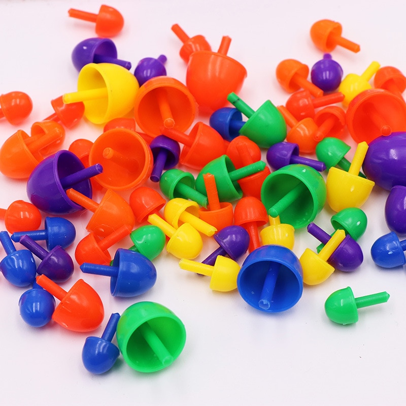 67 stk svampespik kit puslespil legetøj intellektuel 3d mosaik billede puslespil legetøj børn sammensatte pædagogiske legetøj